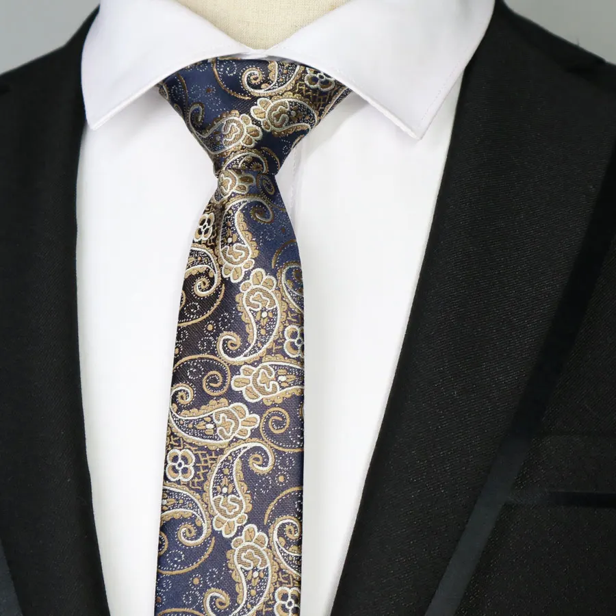 44 цвета новинка 6 см мужские обтягивающие галстуки полиэстер в полоску горошек