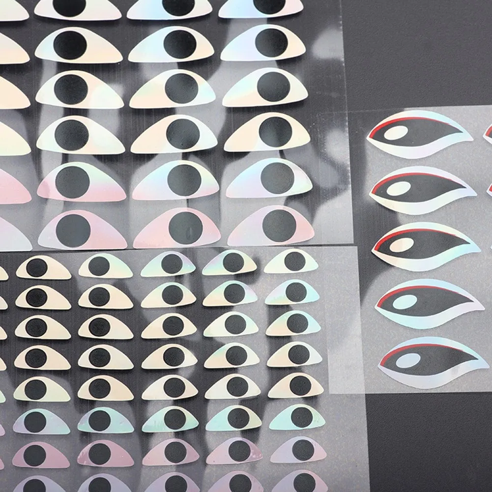 2D Плоская Лента для привязывания рыболовных глаз приманки муха мух рыболовные