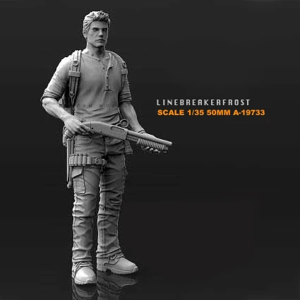 1/35 каучуковая фигурка Наборы самодельный каучуковый солдат A-19733