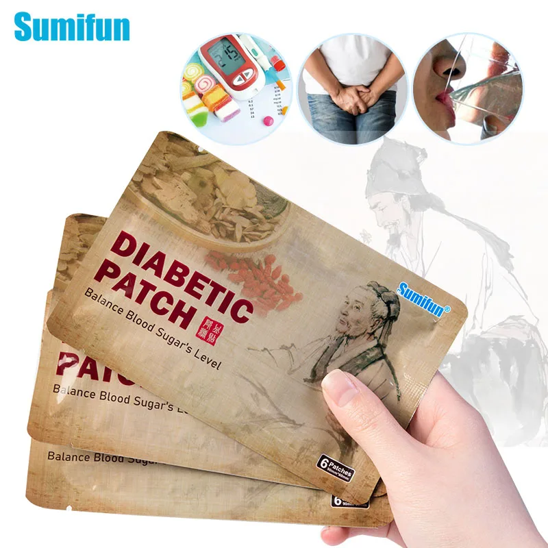 

Sumifun 6pcs New Diabetic Patch Medical Herbal Plaster Stabilizes K05101 Blood Sugar Level Reduce Glucose Content Balance Sticke