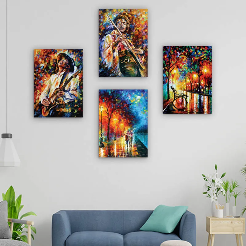 Современное художественное оформление Одиночество осени Картина на холсте для