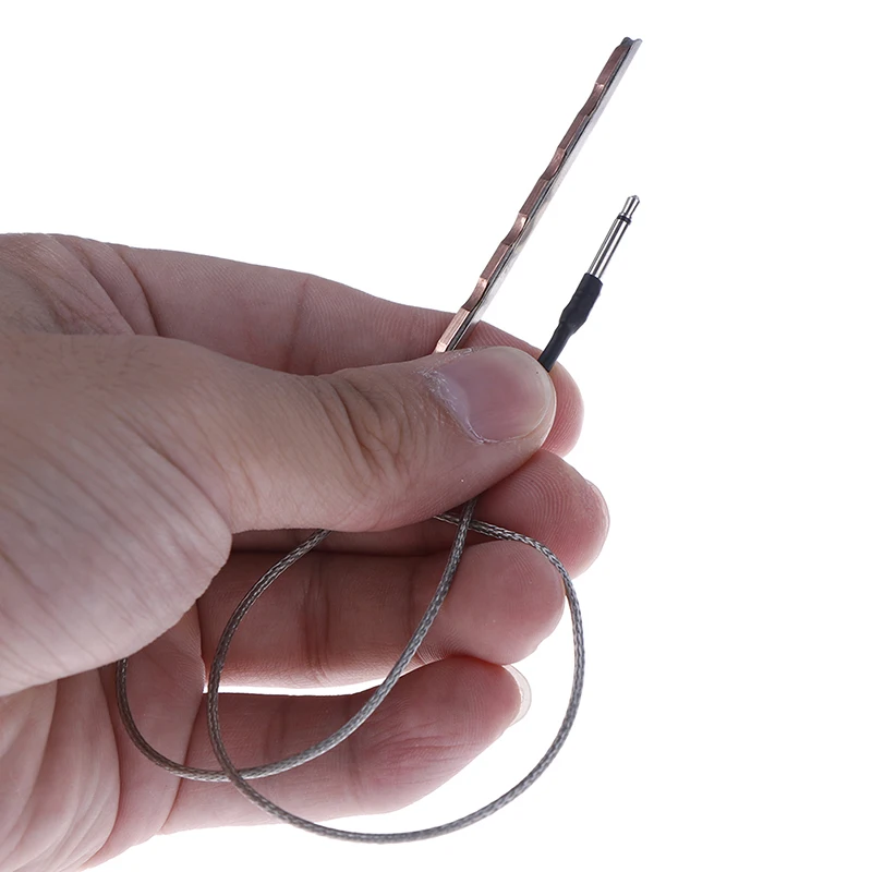 Провод и металл Седло Пьезо-мост Акустическая гитара Пикап палка с 2 5 мм вилкой