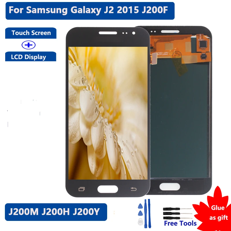 

For Samsung Galaxy J2 2015 Display Touch Screen Digitizer Assembly For Samsung Gaxaxy J200F J200M J200H J200Y LCD Display