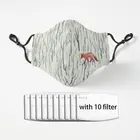 Зимняя деревянная крутая Маска унисекс Goku Пылезащитная Роскошная Тканевая Маска для лица с фильтрами Маска