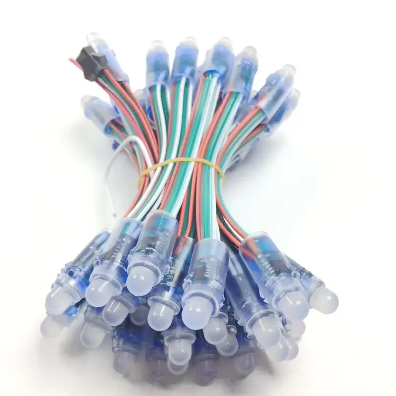 DC5V 12 мм светодиодный WS2811 пиксельный модульный 50 узел/Коллона Digital RGB полный цвет