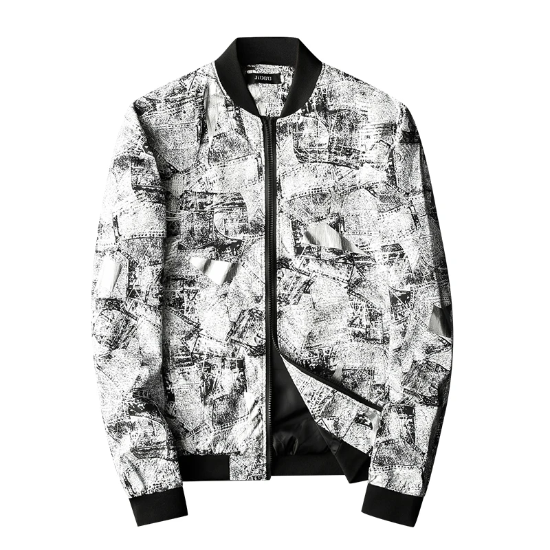 

Vintage Tiled 2021 Season Fertilizer Plus Size Men Floral Mens Bomber Jackets