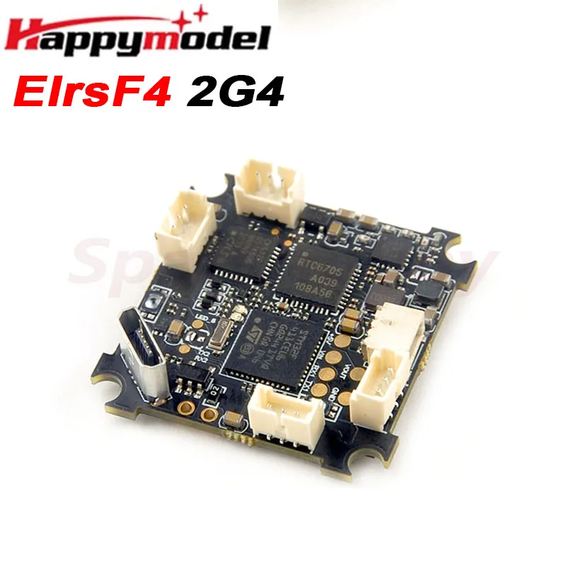 HappyModel ExpressLRS ELRS F4 2G4 AIO 5in1 controlador de vuelo construido-En SPI 2,4 GHz ELRS RX para ES24TX ES24TX-Lite Tinywhoop Drones-0