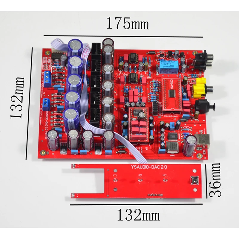 Аудио декодер Lusya PCM1794/PCM1798 CS8416 коаксиальный usb оптоволоконный ЦАП 24 бит 192K