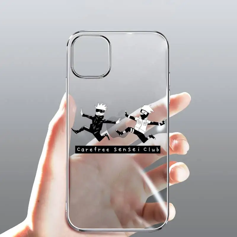 

Jujutsu Kaisen Phone Case Transparent for Clear iPhone case 11 12 mini pro XS MAX 8 7 6 6S Plus X 5S SE 2020 XR