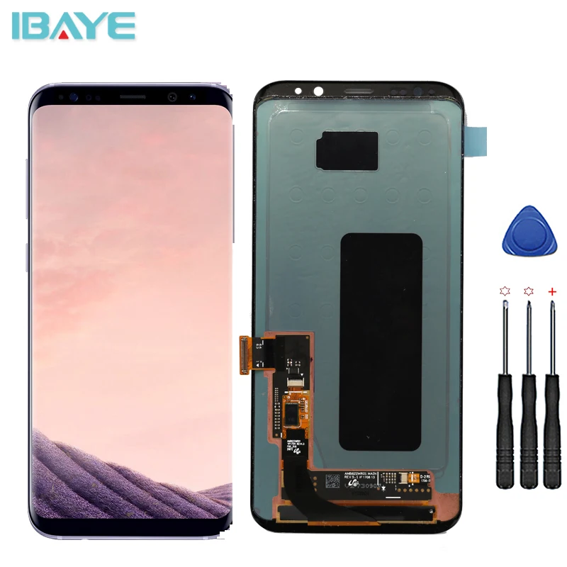 S8 ЖК дисплей с заменой рамки для Samsung Galaxy G950F Plus G955F сенсорный экран дигитайзер +