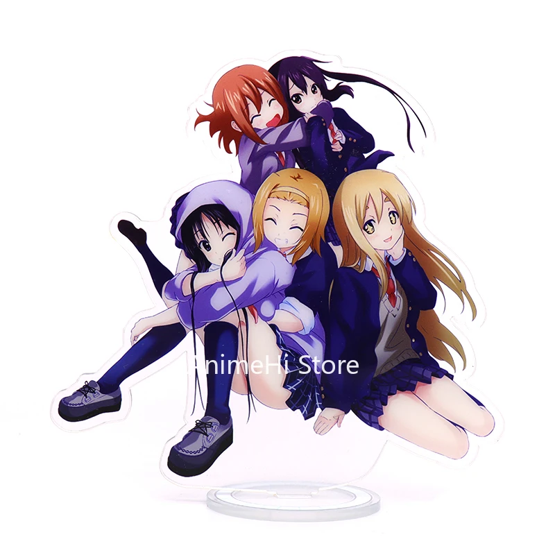 Аниме K ON! Фигурки косплей игрушки Hirasawa Yui Akiyama Mio Адзуса Накано Tainaka Ritsu акриловые