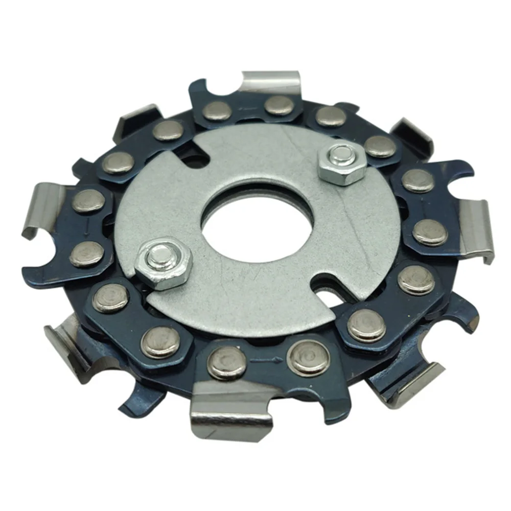 

65MM Angle Grinder Chain Disc Anti-Kickback 2.5 Inch 8 Teeth Wood Carving Disc Saw Blade with Double Saw Teeth