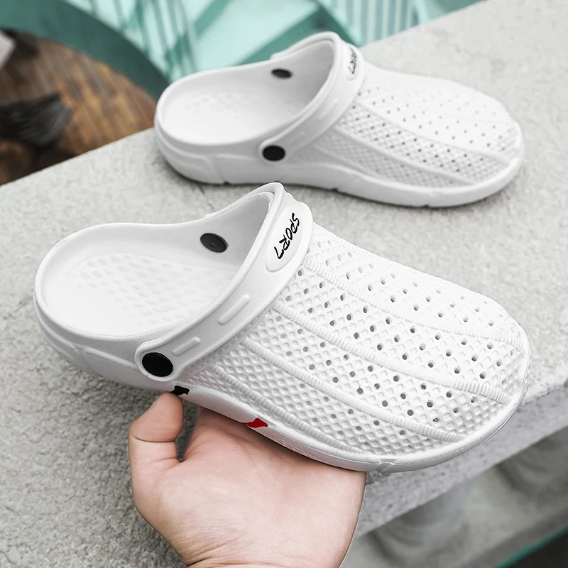 Классические слипоны садовые Туфли сабо мужские быстросохнущие летние пляжные