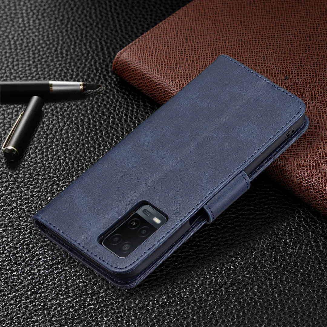 OPPO A15 Leather Flip Case For OPPO A54 Case sFor OPPO A 15 A74 A94 A93 A55 A7 4G 5G Coque Magnetic Stand Book Phone Cover Etui