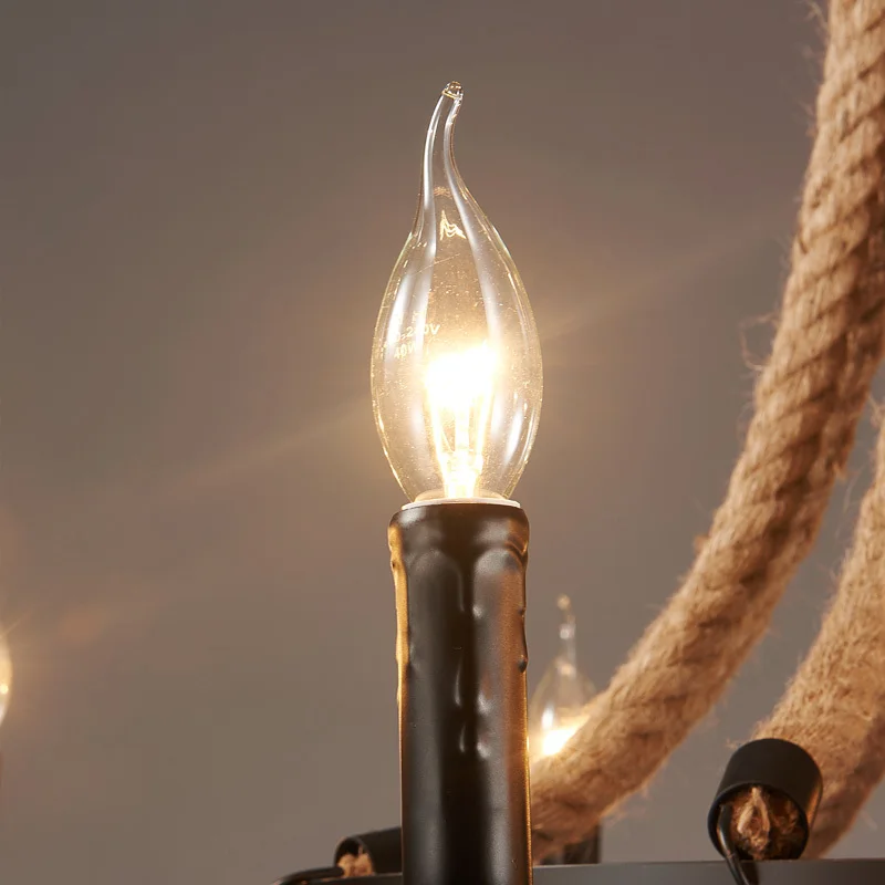 Винтажная люстра промышленная hangrapheng лофт американский стиль лампа экран