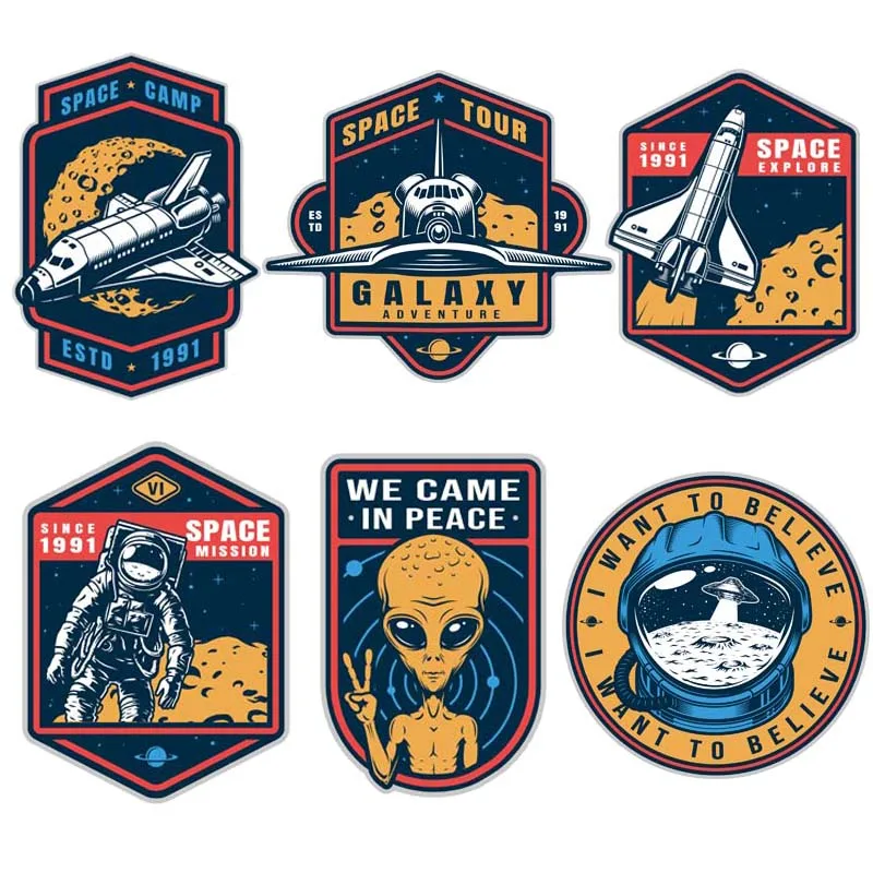 Термонаклейки с инопланетянином НЛО для одежды термонаклейки наклейки футболок