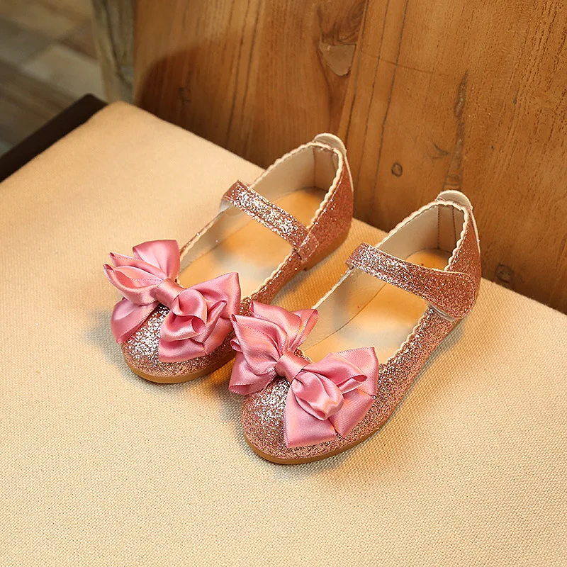 

1 2 3 4 5 6 7 9 10 11 12 Years 2021 Baby Girls Spring Children Fashion Bow Princess Leather Shoes Dresses Big Kids Party Shoes
