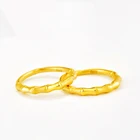 1 шт. натуральная чистый 999 24 К кольцо из желтого золота 3D жесткое золото драцена Сандера кольцо US4-9лучший подарок