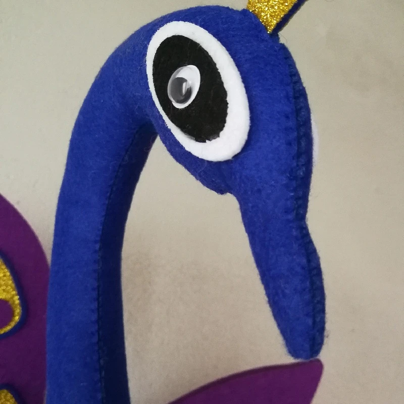 Милая птица фламинго настенное крепление голова животного детская комната