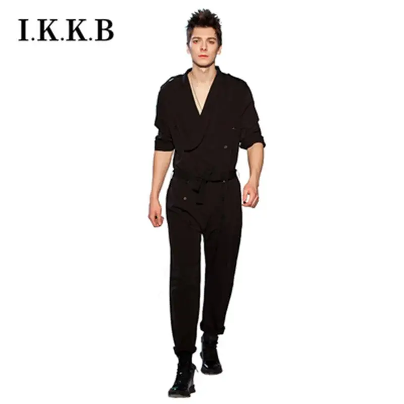 Повседневный Свободный комбинезон в европейском и американском стиле модный