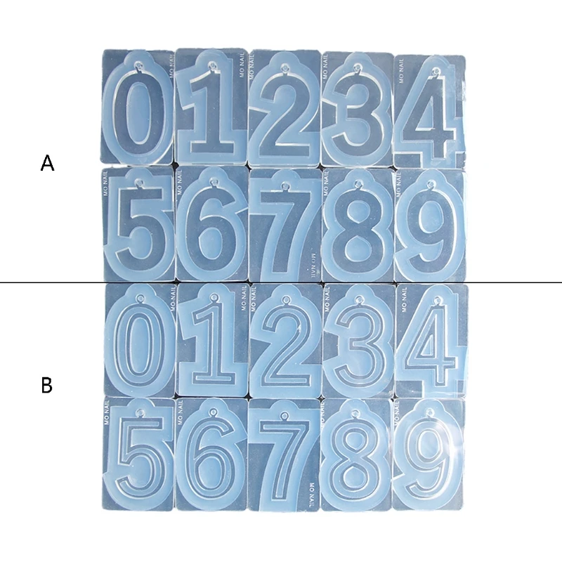 

Прозрачная эпоксидная форма «сделай сам», цифровая подвеска, форма для украшений, подвеска, брелок, украшение, серьги, ожерелье, силиконовая...