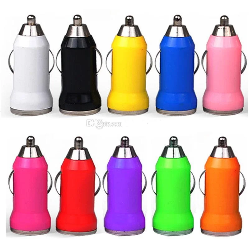 Автомобильное зарядное устройство Mini 5V 1A USB адаптер питания для iphone 4 5 6 samsung mp3