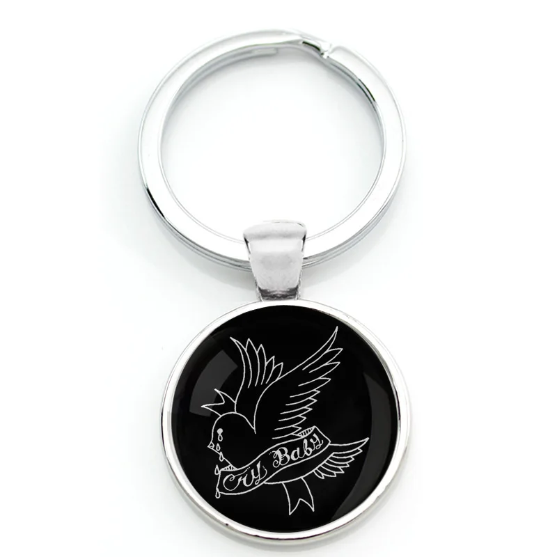 Брелок для ключей рэпер Lil Peep брелок с мультяшным логотипом Hellboy 3d-рисунком