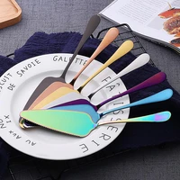 stainless steel cake server pastry butter divider pizza cheese spatula knife for home kitchen party