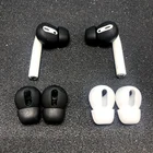 Ear pads for Airpods 12 Wireless Bluetooth Iphone Earphones Silicone Covers Caps Earphone Case Earpads Eartips 2pcsPair