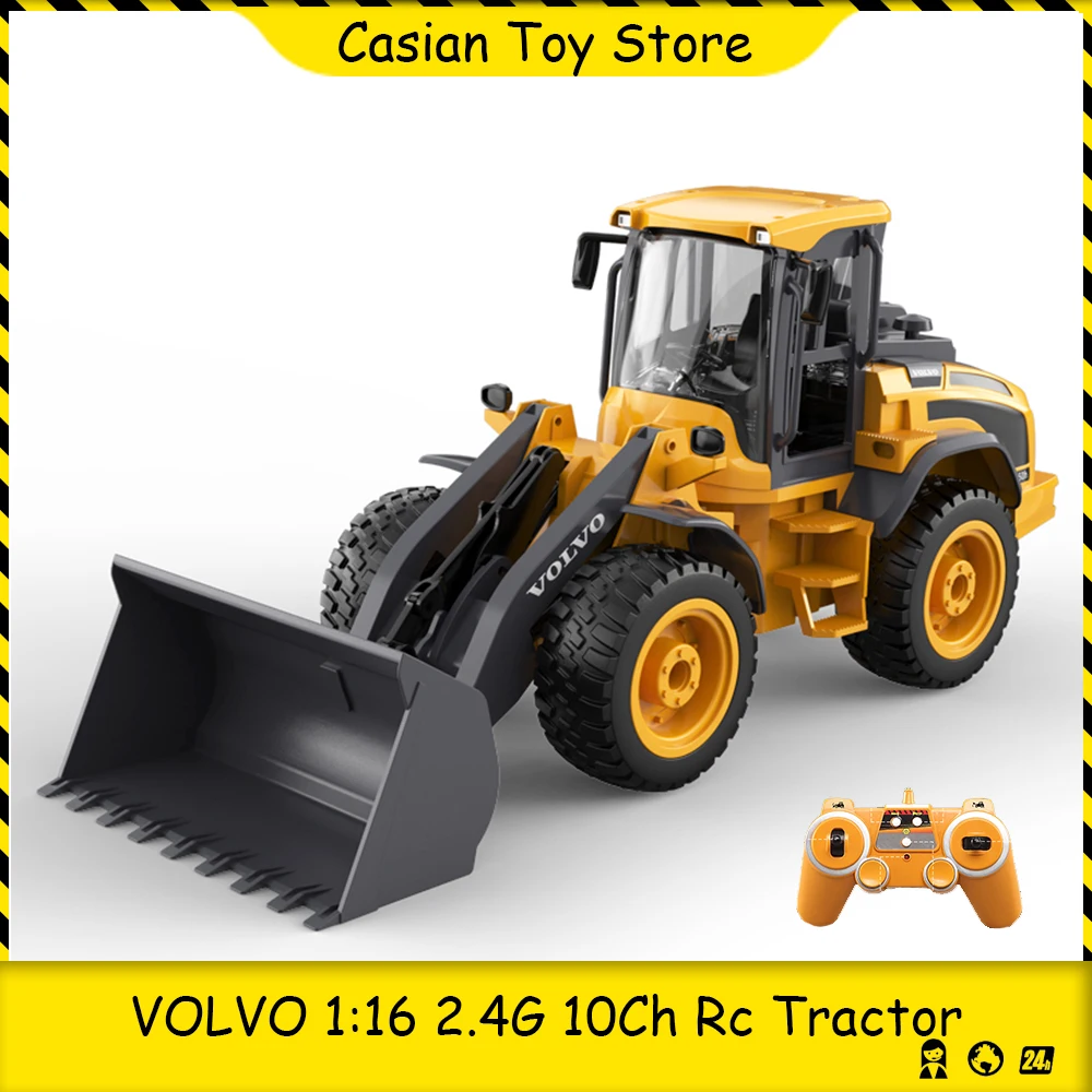 

E569 1:16 2.4G 10Ch Rc Truck Tractor Machine for Radio-Controlled Remote Control Bulldozer Excavator Electric Cars On Radio Stat