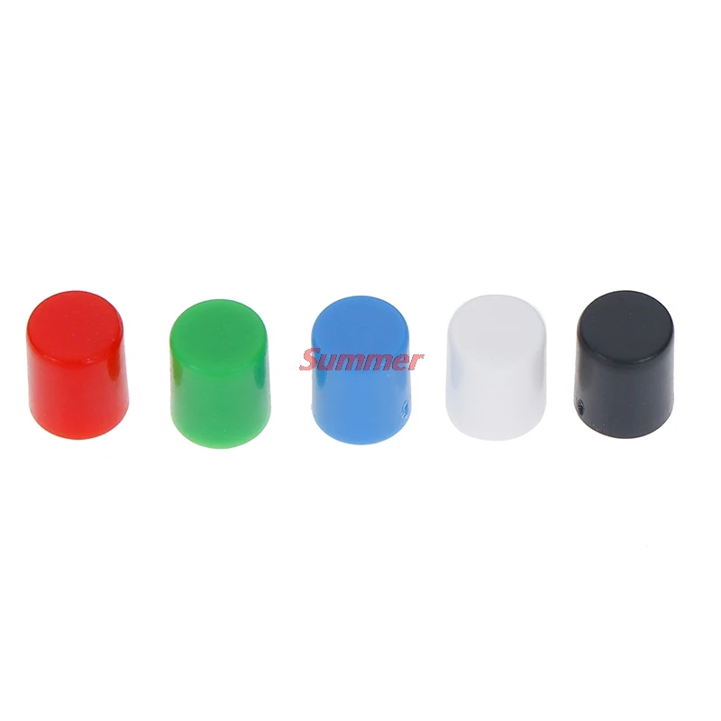 

Practical 20Pcs 6*7mm Tactile Push Button Switch Cap 10mm Applies Self-locking Switch Button Cap