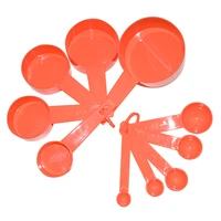 3color plastic measuring cups 10pcslot measuring spoon kitchen tools measuring set tools for baking coffee tea