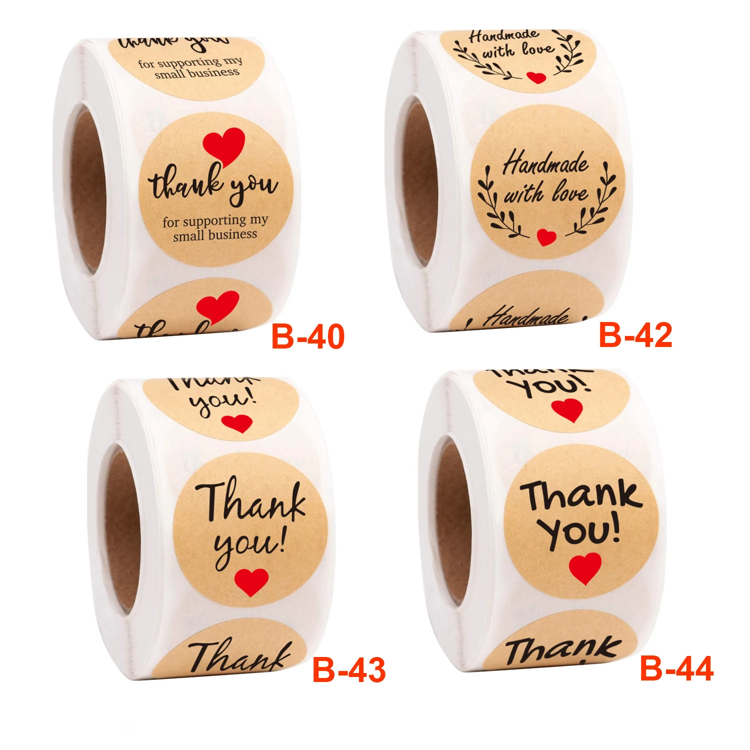 50-500 шт. винтажные Стикеры из крафт-бумаги