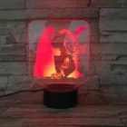 Красочная 3D лампа для христиан, светодиодный ночсветильник с изображением Иисуса и станции религии для украшения дома и церкви, праздничный подарок для друзей