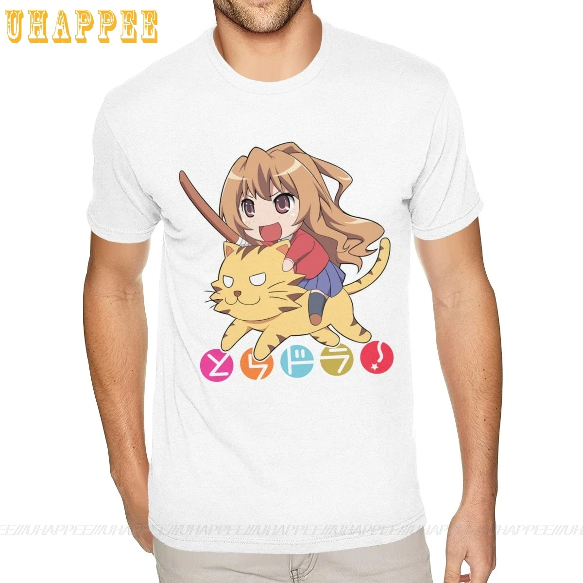 Стильная футболка Toradora Chibi Mirai Nikki мужские футболки 3XL белые футболки|Мужские