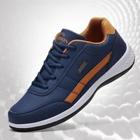 mens leather sneakers fashion casual men shoes breathable leisure male sports shoes non slip footwear men vulcanized shoes
