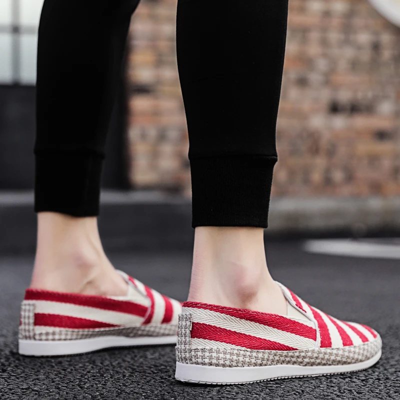 

Mocassin Man Summer Men's Shoes Classic Moccasins For Men 2021 Non-Leather Casual Boys Free Shipping Fashion Vulcanize Flat