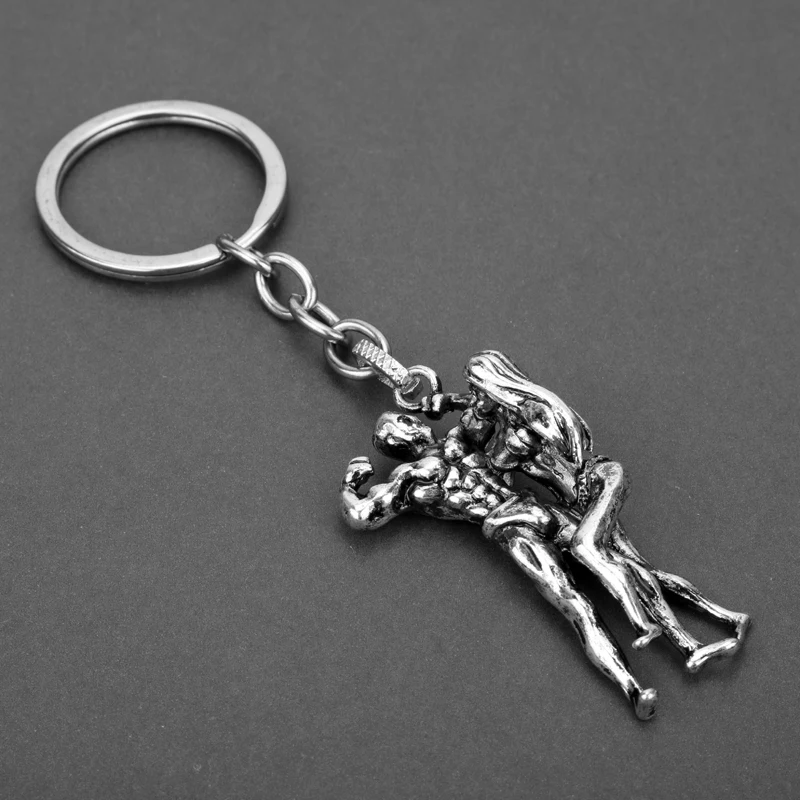 Брелок с подвеской для бодибилдинга модный эмалированный мужской и женский