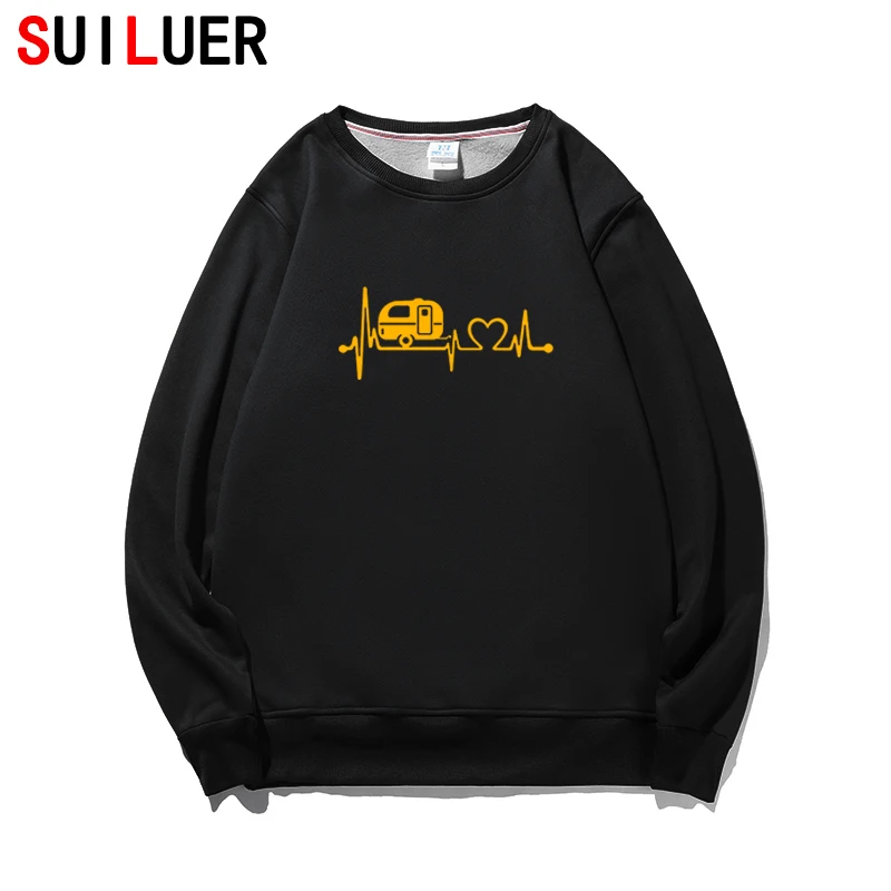 

Свитшот мужской с длинным рукавом, хлопковый худи с принтом Горького кофе, Для Путешествий, Походов