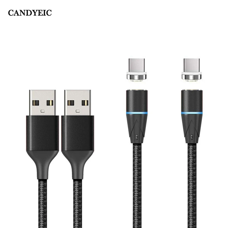 Магнитный кабель CANDYEIC Type C для Samsung Galaxy A90 A80 A70s A60 A50s A40 A20s A6s A8s A9s зарядный C|Кабели