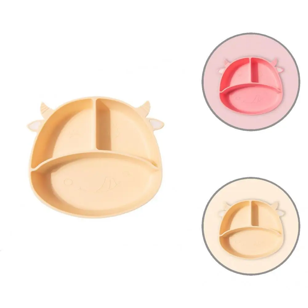 

Washable Convenient Safe Food-grade Baby Food Dish Silicone Baby Food Dish Lightweight for Toddler