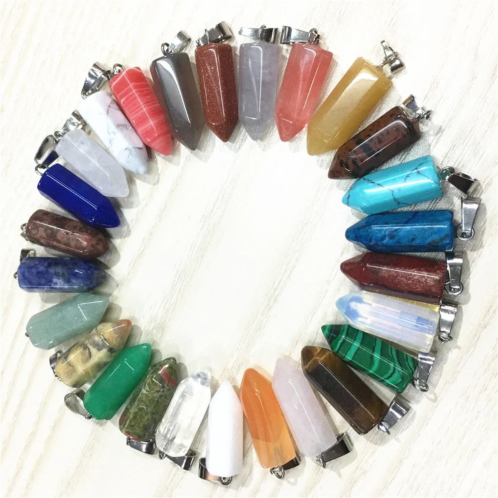 Горячая Мода Высокое качество ассорти натуральный камень точка столб павлин