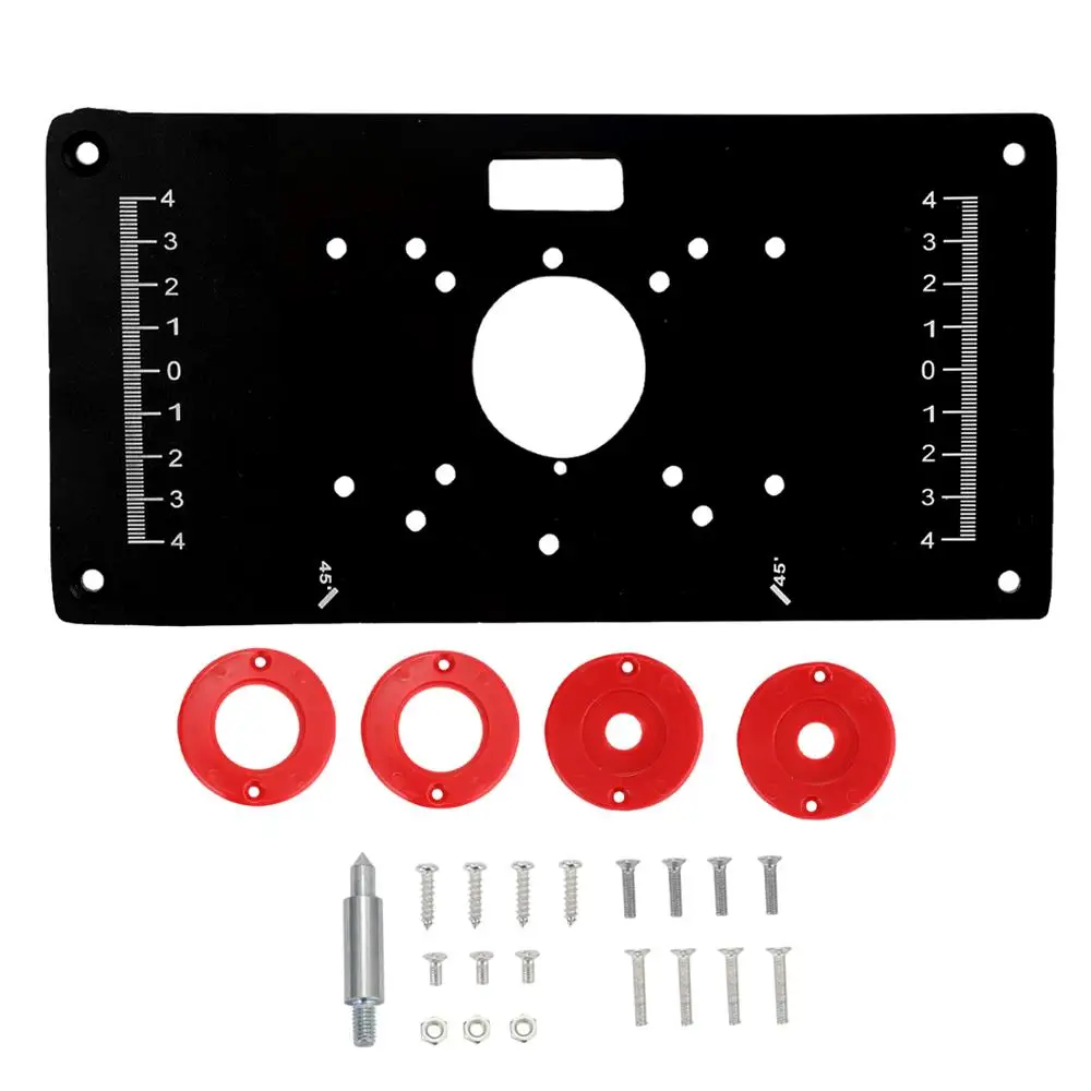 Фрезерный стол вставная пластина деревообрабатывающие скамейки алюминиевая