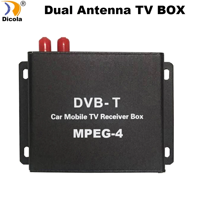 DVB T одна антенна цифрового телевидения приемник внешняя коробка мобильный DVBT ТВ