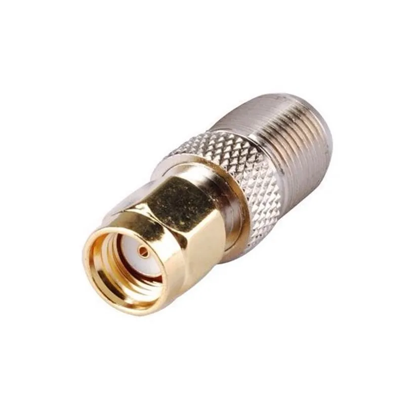 

2шт радиочастотный коаксиальный адаптер F гнездовой разъем для SMA Штекерный разъем F-K/RP-SMA-J