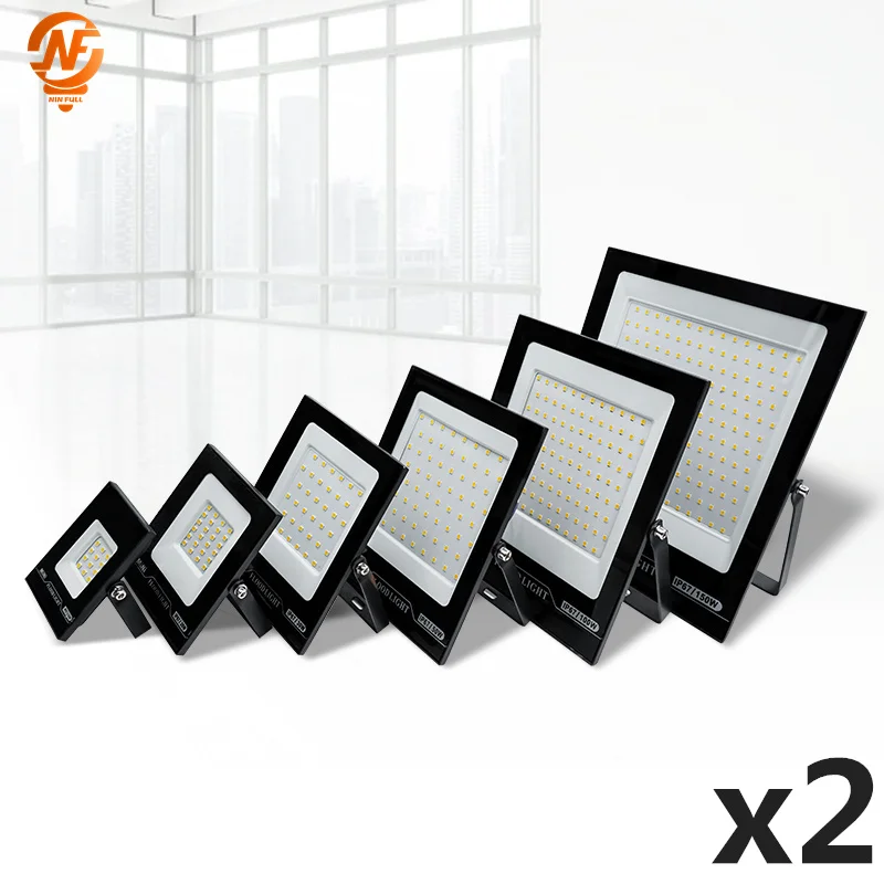 

2pcs/lot Led Flood Light AC 220V 10W 20W 30W 50W 100W 150W Outdoor Floodlight IP67 Waterproof LED Street Lamp Landscape Lighting