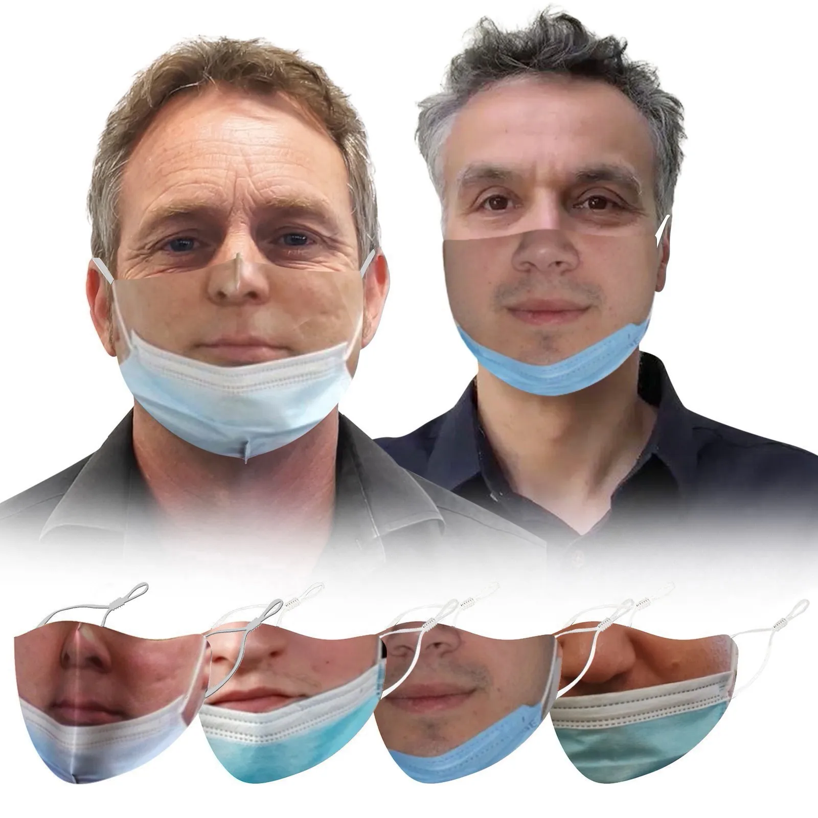 Забавная ткань для лица которая не носила маску новинка забавная моющаяся