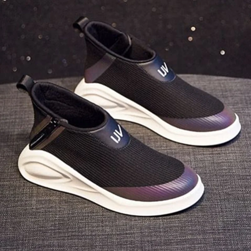 Новинка 2020New Дамский светильник с мягкой подошвой высокие модные носки алфавитом