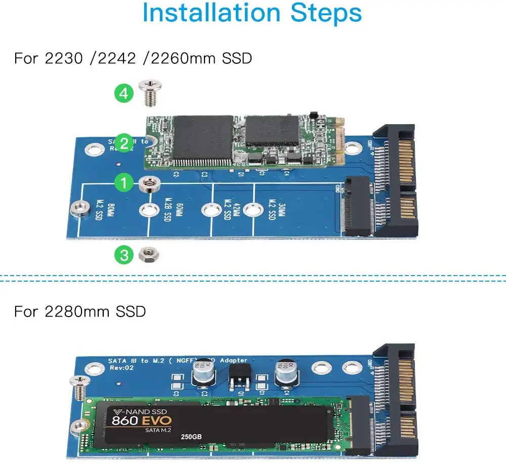 onvian m2 ssd ngff в sata адаптер 6 гбитс ngff m 2 адапт