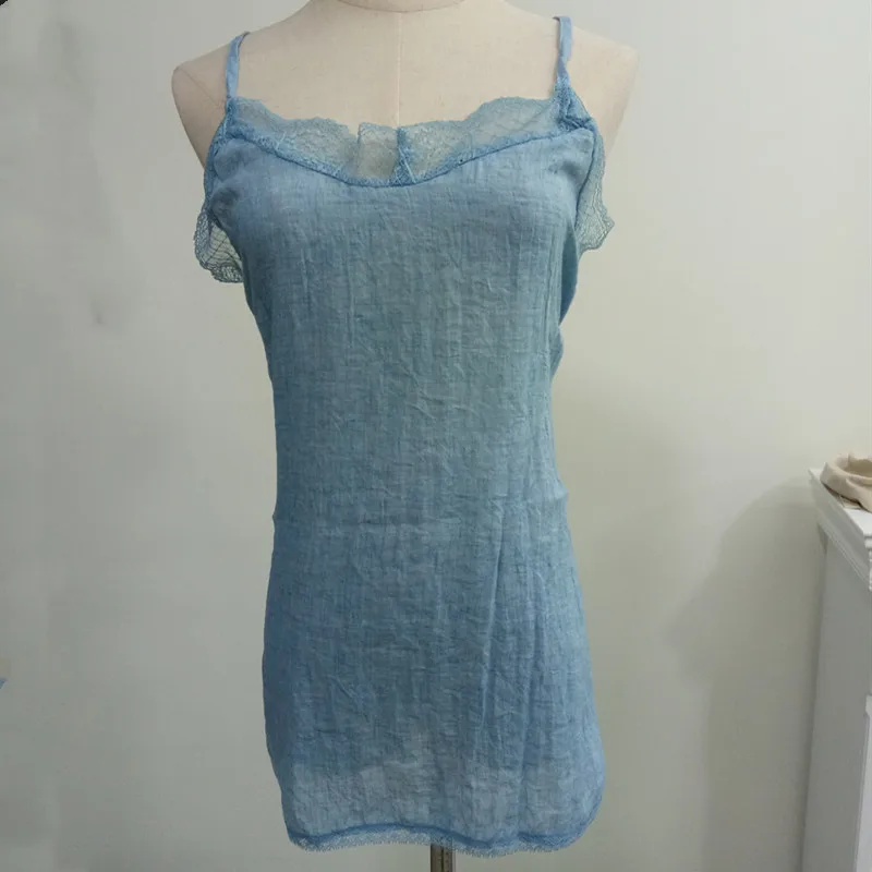 Spaghetti Strap Top Women V Neck Basic White Cami Camis Sleeveless Patchwork Lace Tank Tops Summer Camisole | Женская одежда